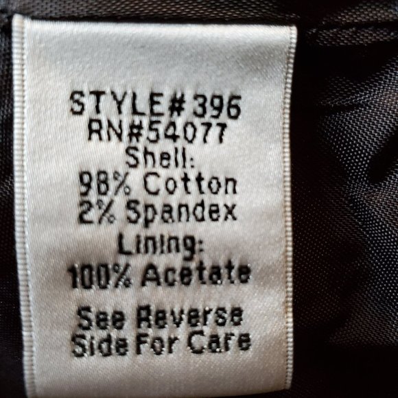 CAbi Women's Gray Pinstripe Blazer, Style #395, Sz 6, EUC - Picture 4 of 4